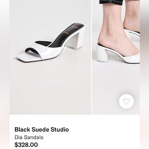 Black Suede Studio Dia Sandals